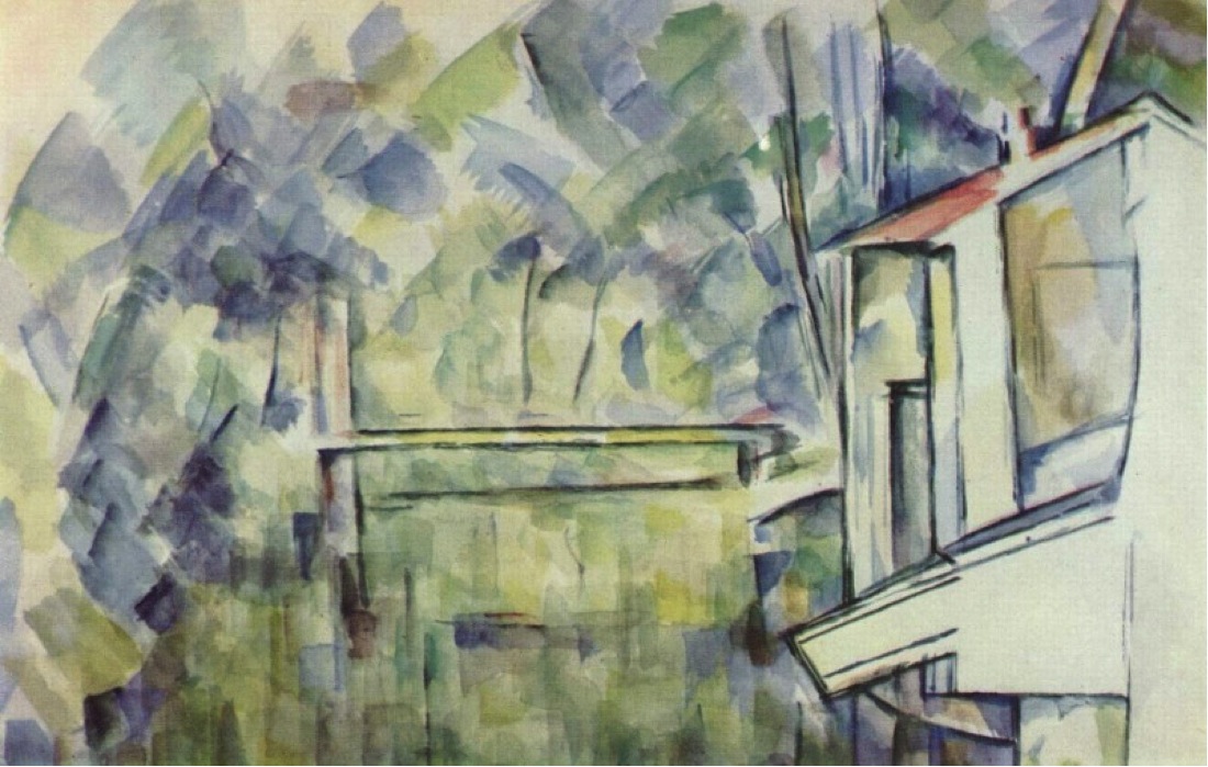 Paul Cézanne, Mill on the River, 1900–06, Watercolor, Marlborough Fine Art Ltd. London